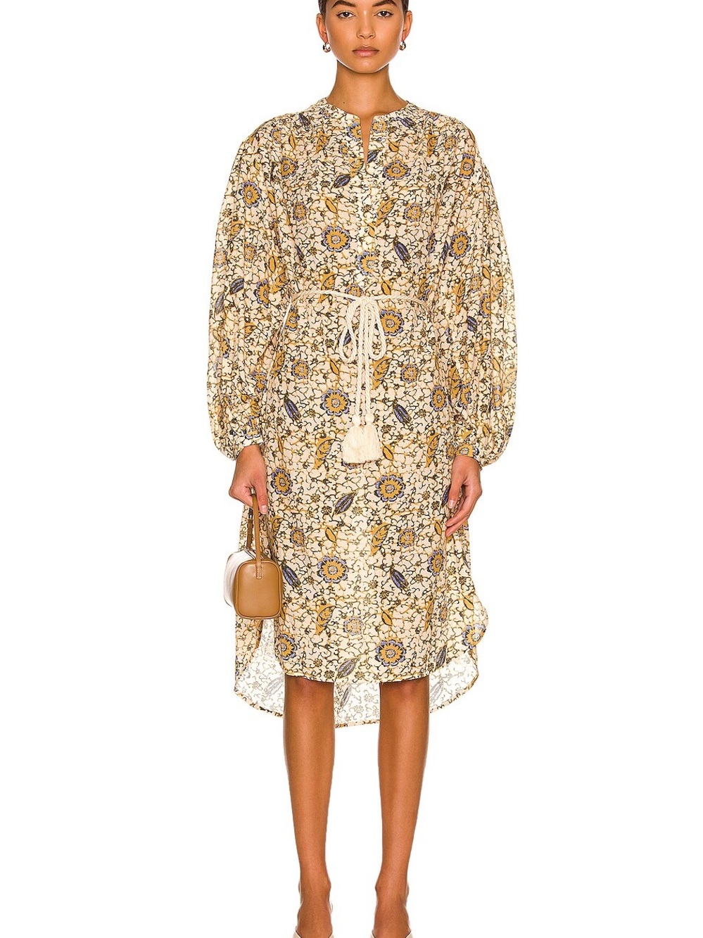 Ulla Johnson NO BELT Agadir Floral Coverup Dress Boho P 0/00
